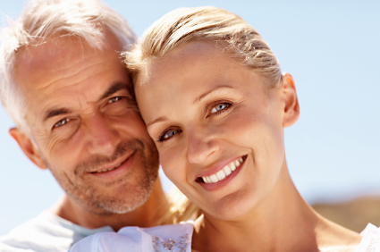 smiling couple